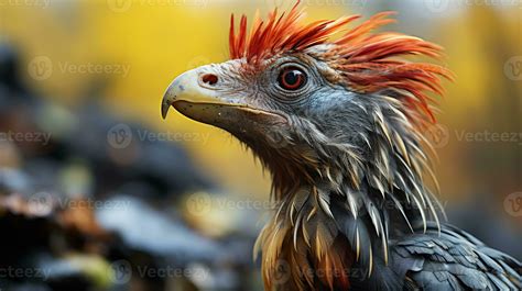 Close-up photo of a Archaeopteryx looking in their habitat. Generative ...