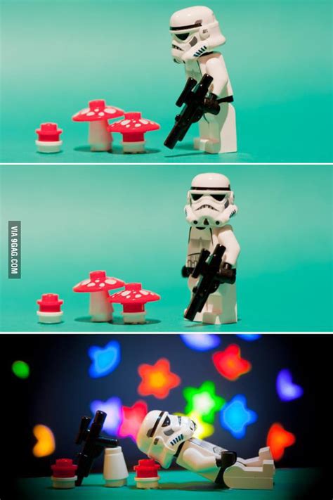 Stormtrooper and mushrooms - 9GAG