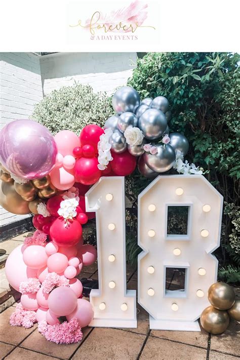 Milestone birthday decor | 18th birthday decorations, Birthday ...