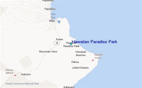 Hawaiian Paradise Park Tide Station Location Guide