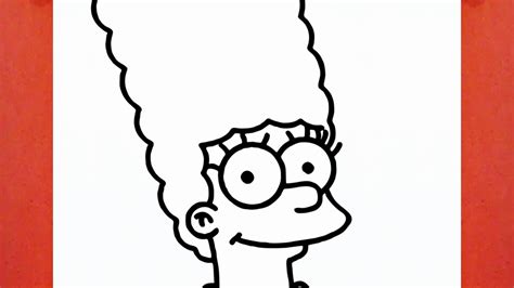 HOW TO DRAW MARGE SIMPSON FROM THE SIMPSONS - YouTube