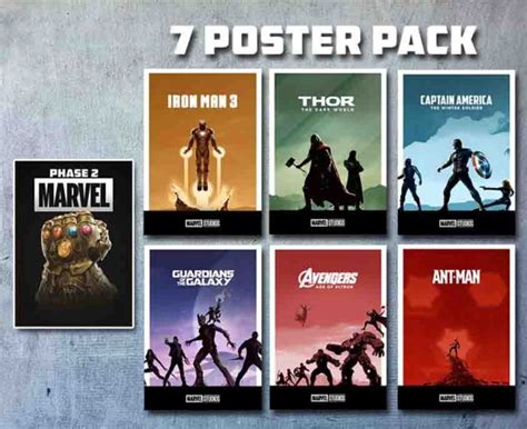 MCU Phase 2 Poster Pack – Drapster