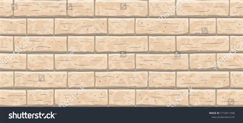 Brick Wall Seamless Pattern Background Horizontal Stock Vector (Royalty Free) 1716911500 ...