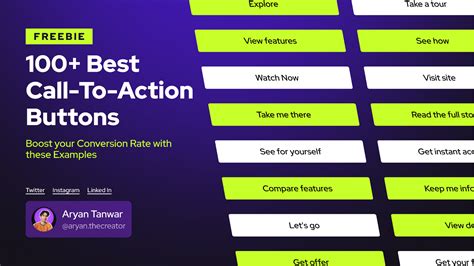 100+ Best Call-To-Action Button Examples | Figma