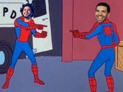 That spider man meme is me lookin at Drake : r/Jcole