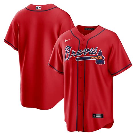 Atlanta Braves Nike Alternate 2020 Replica Team Jersey - Red