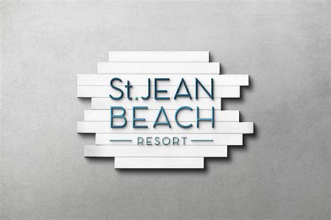 Beach Resort Logo Design on Behance