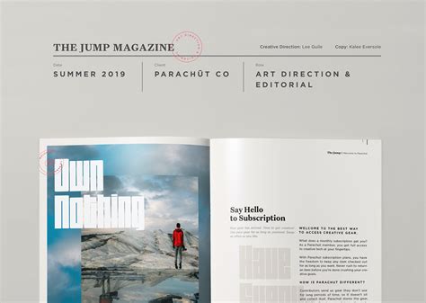 The Jump Magazine on Behance