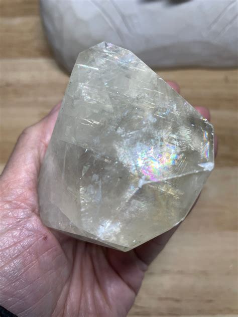 Rainbows Filled Optical Calcite With Inclusions With Slight ...