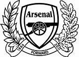 Arsenal Fc Coloring Page Pages sketch template