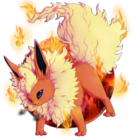 Flareon by Kitsooki | Pokemon eevee, Pokemon, All pokemon