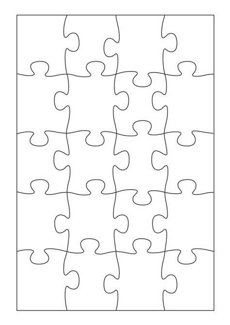 The wonderful 19 Printable Puzzle Piece Templates ᐅ Template Lab Pertaining To Blank Jigsaw ...