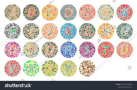 Vector Graphic Color Blind Test Ishihara Stock Vector (Royalty Free) 2042728415 | Shutterstock