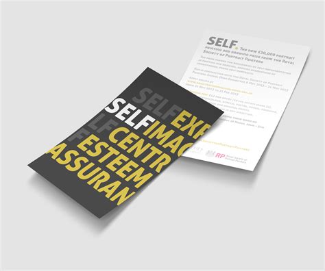 Ident and leaflet design | Royal Society of Portrait Painters | London