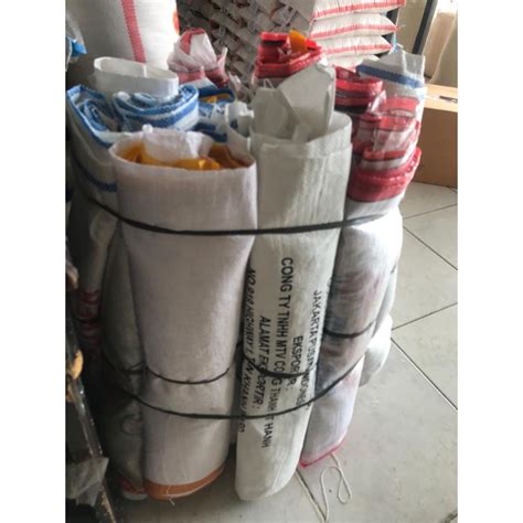 Jual Karung Beras 50 kg isi 10 lembar / Karung bekas beras 50kg / Karung Plastik 10 lembar ...