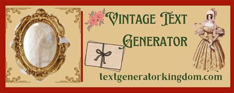 Vintage Text Generator| Vintage Fonts