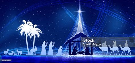 Three Wise Men Stock Illustration - Download Image Now - Nativity Scene ...