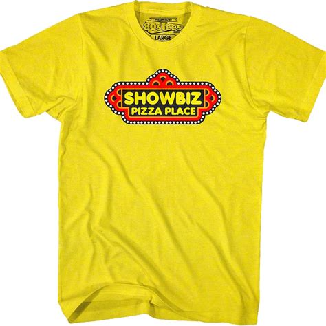 Logo Showbiz Pizza Place T-Shirt: Showbiz Pizza Place Mens T-Shirt