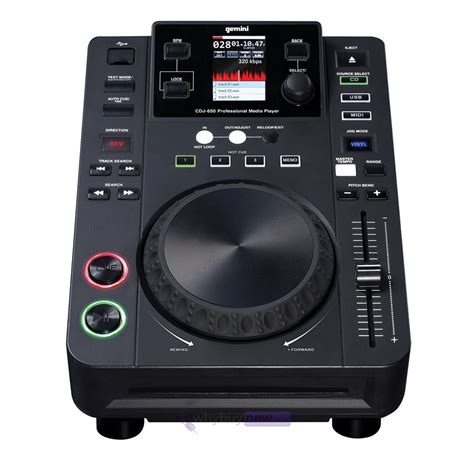 Gemini CDJ-650 DJ CD MP3 Media Player | WhyBuyNew