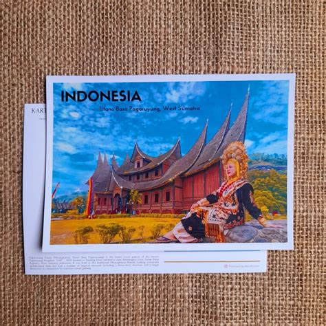 Jual Kartu Pos / Postcard / Postcrossing Indonesia - istana pagaruyung ...