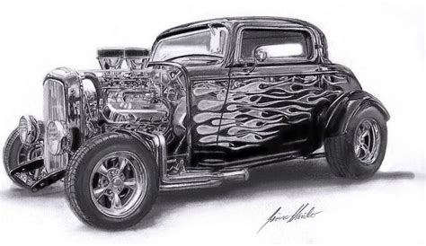 street rod drawings - Google Search | Cool car drawings, Hot rods cars ...