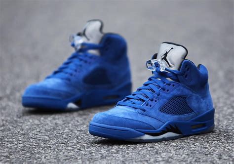 Air Jordan 5 Blue Suede 136027-401 Release Date - Sneaker Bar Detroit