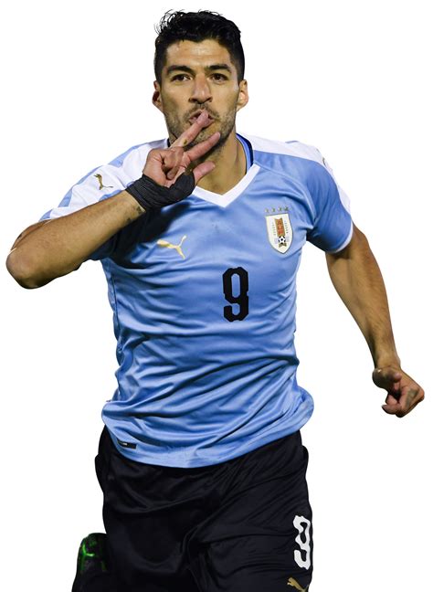 Luis Suarez Uruguay football render - FootyRenders