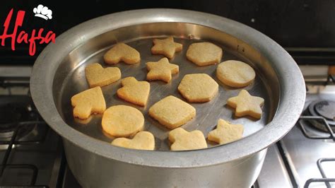 Butter Biscuits without Oven | Cookies recipe without Oven - YouTube