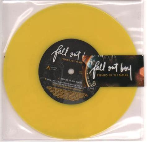 Fall Out Boy Thnks Fr Th Mmrs UK 7" vinyl single (7 inch record / 45 ...