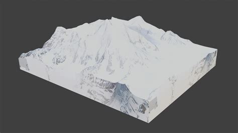 3D Saltoro Kangri Mountain Model - TurboSquid 1826058