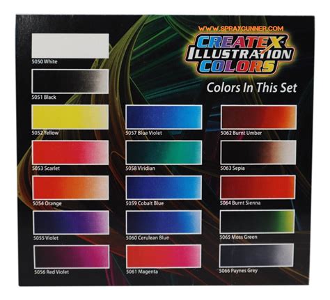 Createx Illustration Colors Box Set 5084-A | eBay