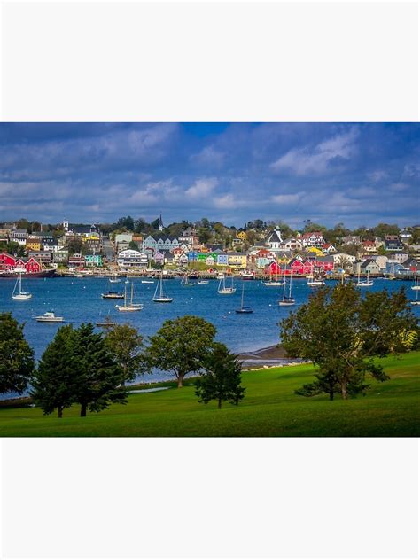 "Lunenburg Harbour" Framed Art Print for Sale by mlphoto | Redbubble