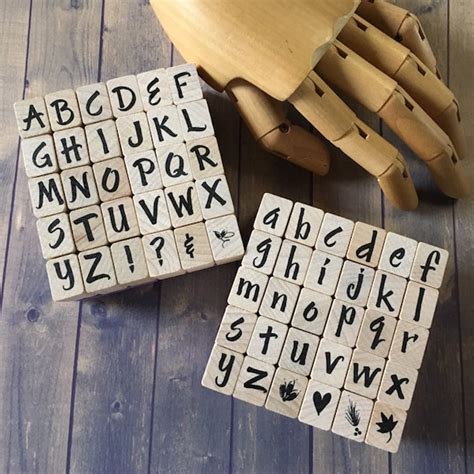 Alphabet Stamps - Etsy