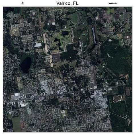 Aerial Photography Map of Valrico, FL Florida