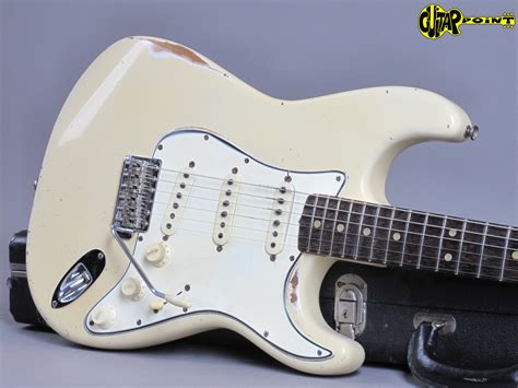 1965 Fender Stratocaster – Olympic White (Refin) – GuitarPoint