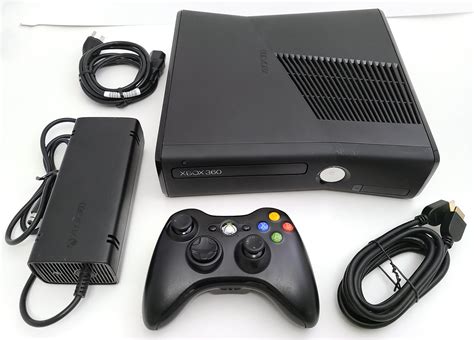 Microsoft Xbox 360 S Black 4GB Console plandetransformacion.unirioja.es