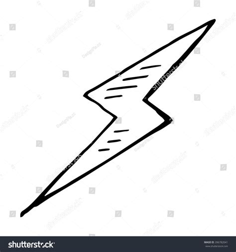 Lightning Bolt Sketch at PaintingValley.com | Explore collection of ...