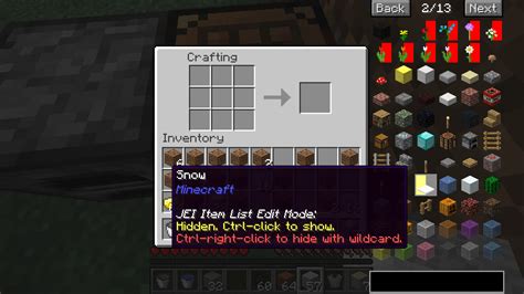 Just Enough Items Mod 1.20.1 → 1.19.4 (JEI Item List & Recipe View)