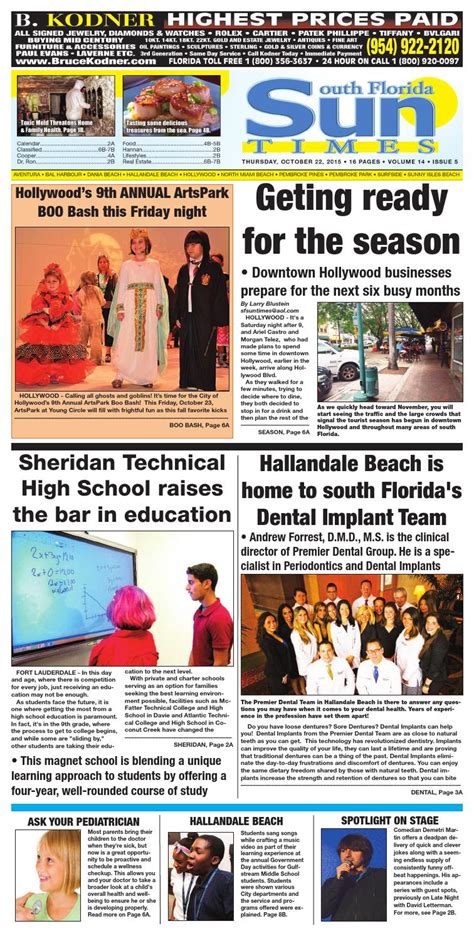 Sun Times Issue 10 22 15 by The South Florida Sun Times Newspaper - Issuu