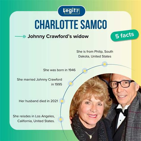 Charlotte Samco: The true story of Johnny Crawford's wife - Legit.ng