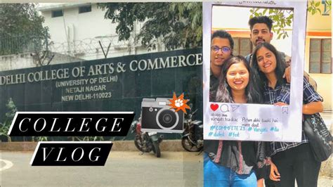 Delhi College Of Arts & Commerce Campus tour and fest ️😍|| DELHI UNIVERSITY ️📚|| #VLOG 1 - YouTube