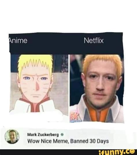 Netflix Mark Zuckerberg Wow Nice Meme, Banned 30 Days - iFunny