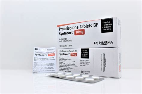 Prednisolone Tablet 10mg FDA Manufacturer India & Suppliers.