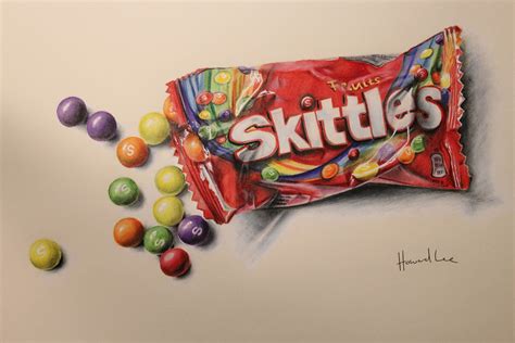 Drawing Time Lapse: Skittles - YouTube | Sweet drawings, Confectionary art, Candy art