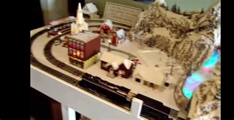 Polar Express Magic Mountain disappearing Train Layout | Classic Toy Trains Magazine