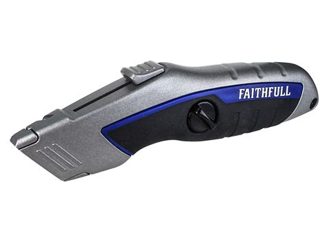 Professional Safety Utility Knife - Self Retracting | FaithfullTools.com