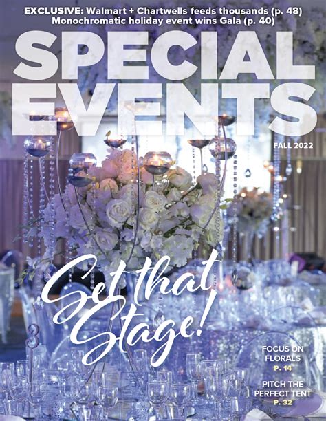 Special Events Magazine Fall Issue Out Now | Special Events