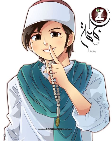 Muslim Anime Boy Drawing