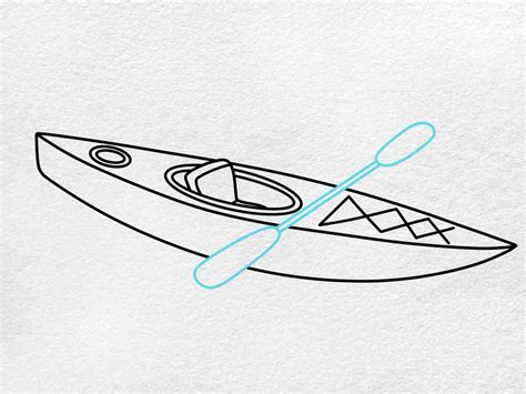 How to Draw a Kayak - HelloArtsy