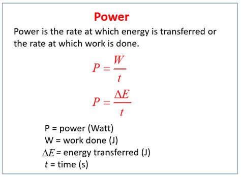 A Level Physics Power Equations - Tessshebaylo